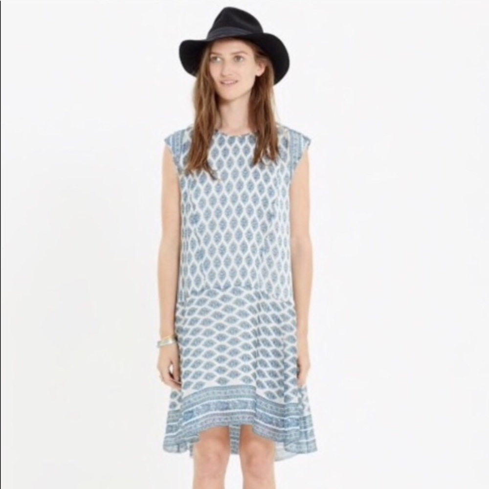 Madewell silk dress.